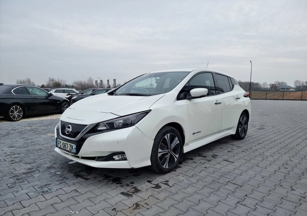 Nissan Leaf cena 72700 przebieg: 72000, rok produkcji 2019 z Wyśmierzyce małe 596